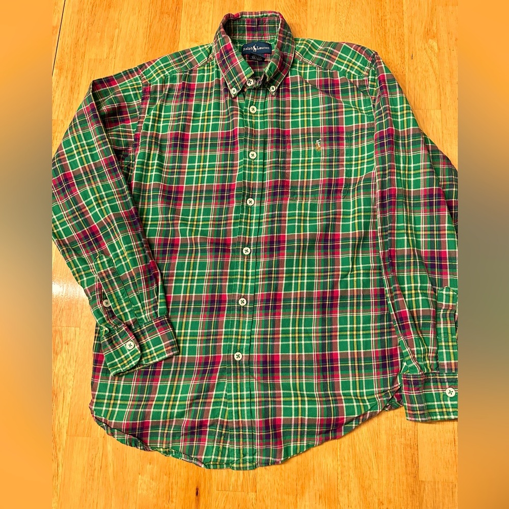 Ralph Lauren plaid button-down